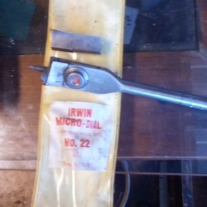 Irwin micro-dial expansive wood bit